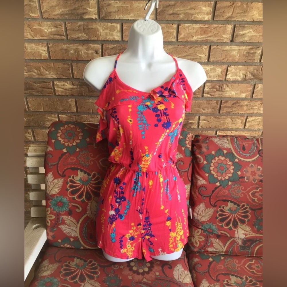 Open Shoulder Romper sz s NWT